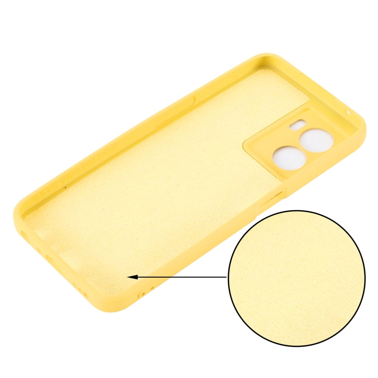 For OnePlus Nord N300 Solid Color Liquid Silicone Dropproof Full Coverage Phone Case