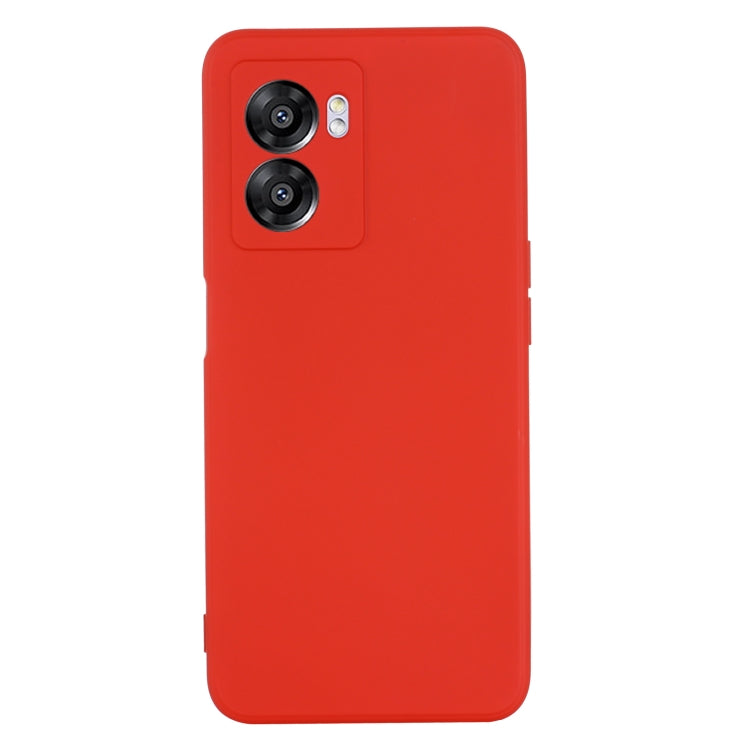 For OnePlus Nord N300 Solid Color Liquid Silicone Dropproof Full Coverage Phone Case