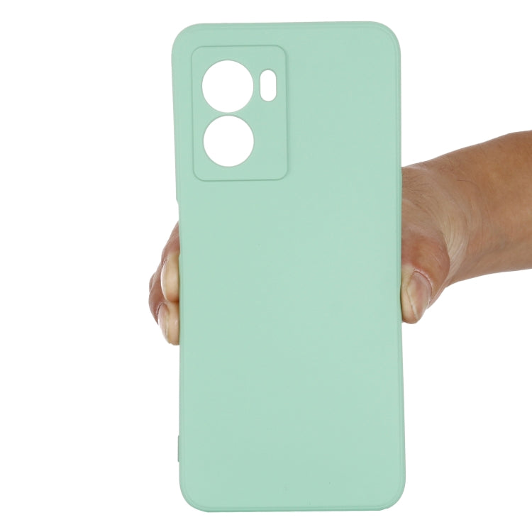 For OnePlus Nord N300 Solid Color Liquid Silicone Dropproof Full Coverage Phone Case