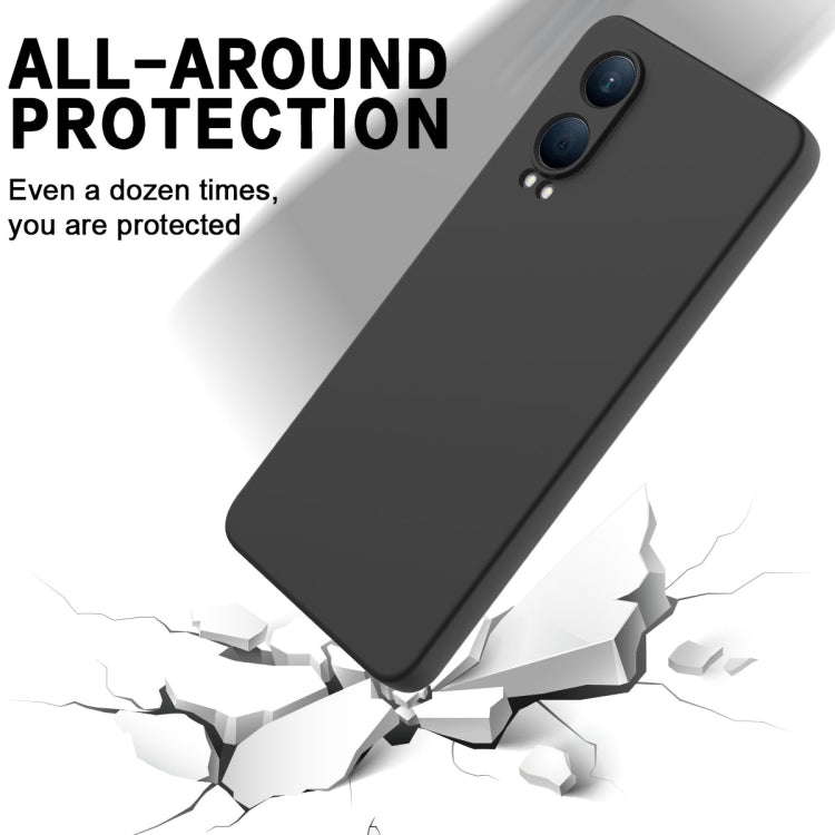 For OnePlus Nord CE4 Lite Solid Color Liquid Silicone Dropproof Full Coverage Phone Case