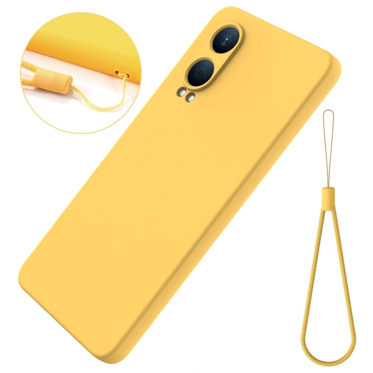For OnePlus Nord CE4 Lite Solid Color Liquid Silicone Dropproof Full Coverage Phone Case