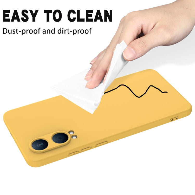For OnePlus Nord CE4 Lite Solid Color Liquid Silicone Dropproof Full Coverage Phone Case
