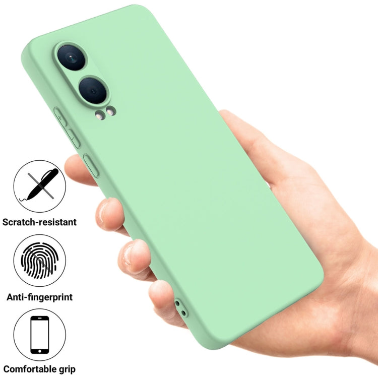 For OnePlus Nord CE4 Lite Solid Color Liquid Silicone Dropproof Full Coverage Phone Case