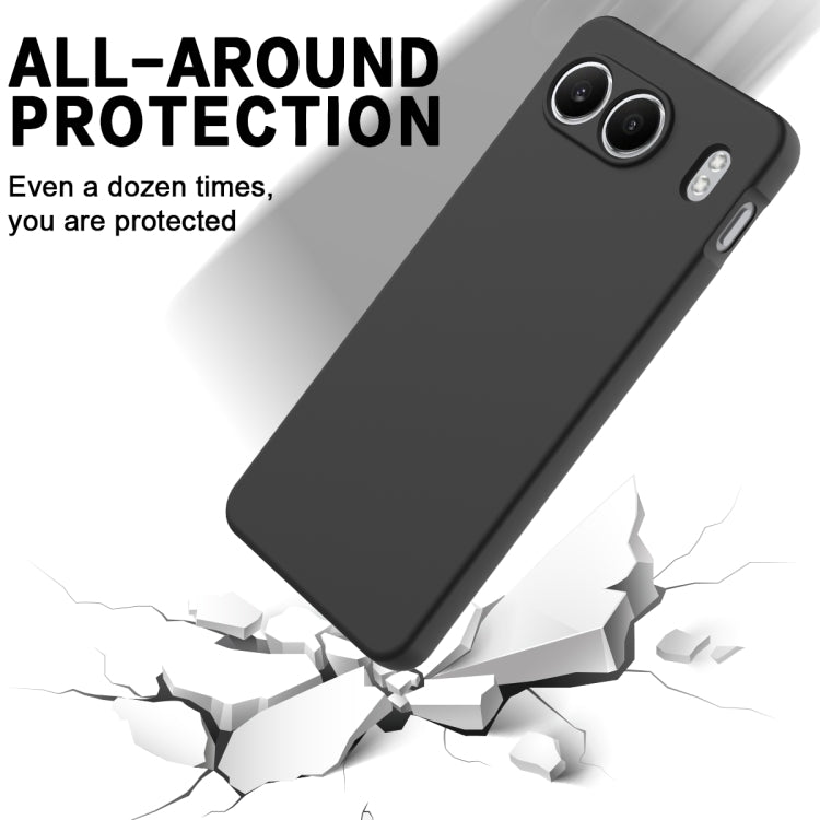 For OnePlus Nord 4 Solid Color Liquid Silicone Dropproof Full Coverage Phone Case