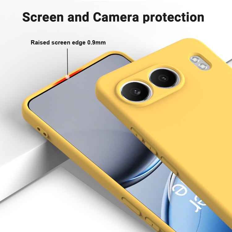 For OnePlus Nord 4 Solid Color Liquid Silicone Dropproof Full Coverage Phone Case