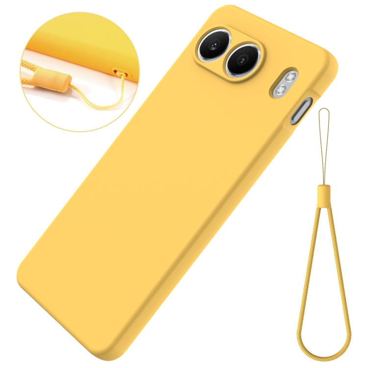 For OnePlus Nord 4 Solid Color Liquid Silicone Dropproof Full Coverage Phone Case