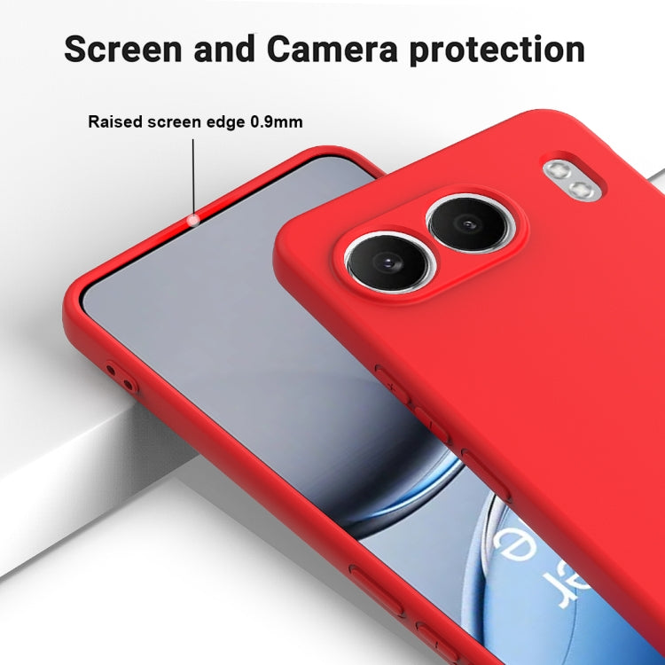 For OnePlus Nord 4 Solid Color Liquid Silicone Dropproof Full Coverage Phone Case