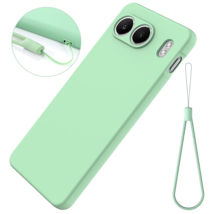 For OnePlus Nord 4 Solid Color Liquid Silicone Dropproof Full Coverage Phone Case