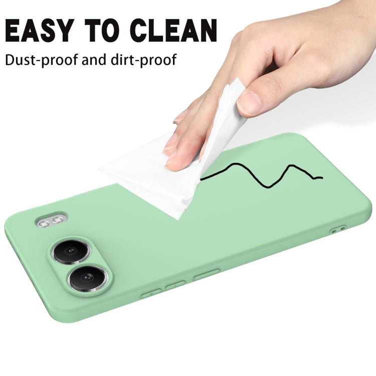 For OnePlus Nord 4 Solid Color Liquid Silicone Dropproof Full Coverage Phone Case