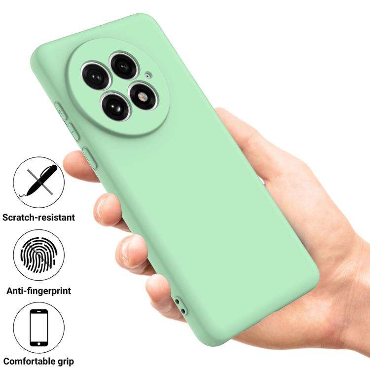 For OnePlus 13 Solid Color Liquid Silicone Dropproof Full Coverage Phone Case