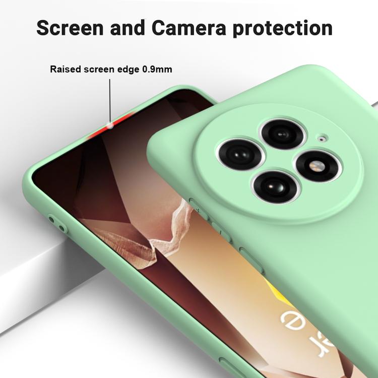 For OnePlus 13 Solid Color Liquid Silicone Dropproof Full Coverage Phone Case