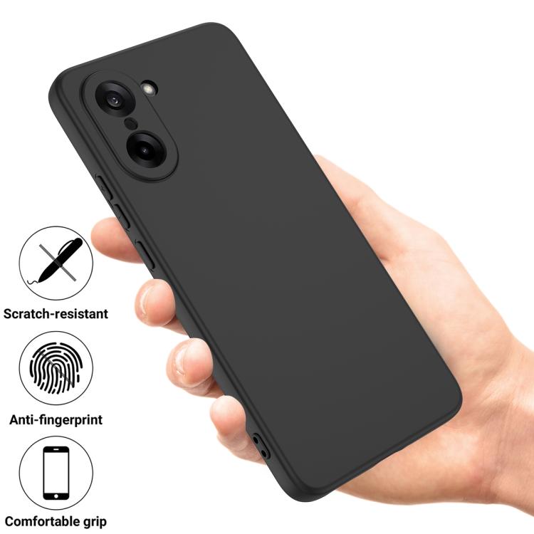 For OnePlus Nord CE5 / Ace 5 Racing Solid Color Liquid Silicone Dropproof Full Coverage Phone Case