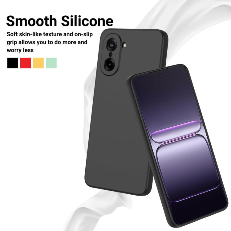 For OnePlus Nord CE5 / Ace 5 Racing Solid Color Liquid Silicone Dropproof Full Coverage Phone Case