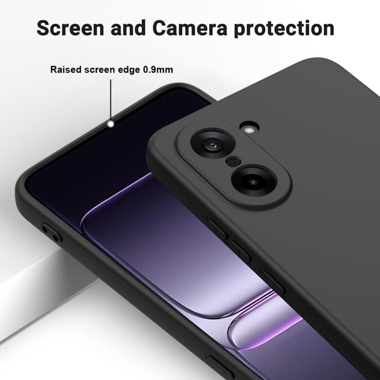 For OnePlus Nord CE5 / Ace 5 Racing Solid Color Liquid Silicone Dropproof Full Coverage Phone Case