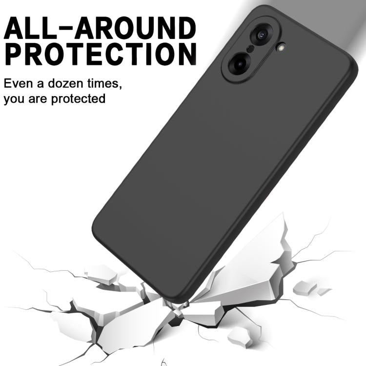 For OnePlus Nord CE5 / Ace 5 Racing Solid Color Liquid Silicone Dropproof Full Coverage Phone Case