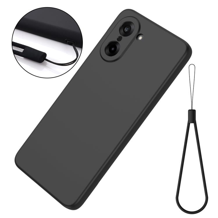 For OnePlus Nord CE5 / Ace 5 Racing Solid Color Liquid Silicone Dropproof Full Coverage Phone Case