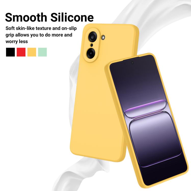 For OnePlus Nord CE5 / Ace 5 Racing Solid Color Liquid Silicone Dropproof Full Coverage Phone Case