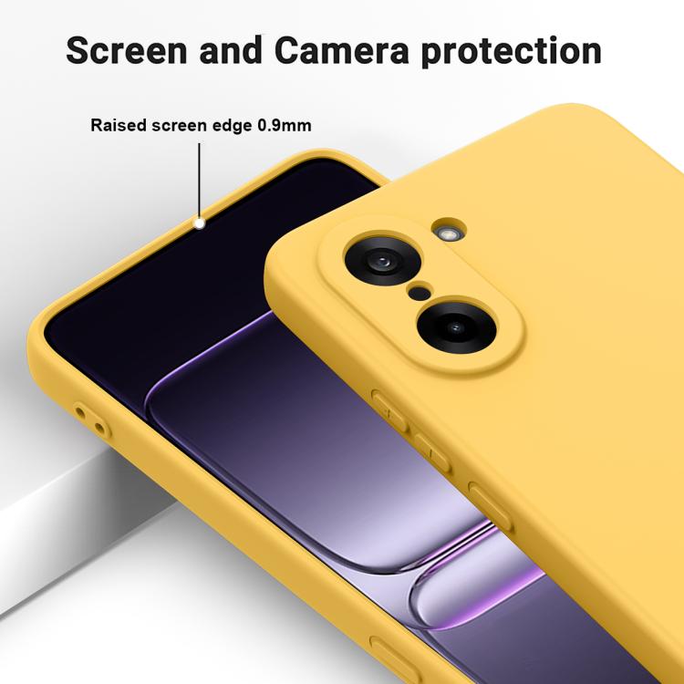 For OnePlus Nord CE5 / Ace 5 Racing Solid Color Liquid Silicone Dropproof Full Coverage Phone Case