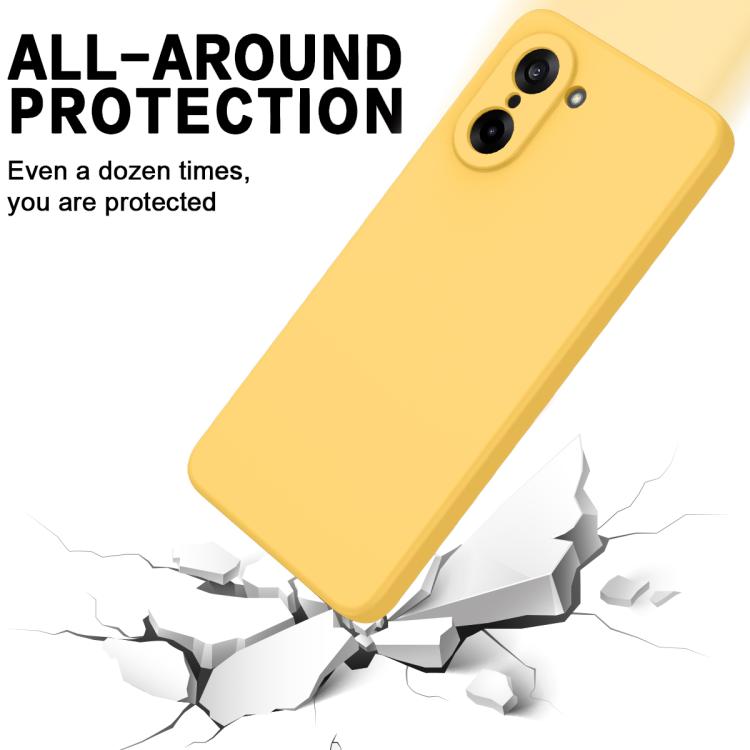 For OnePlus Nord CE5 / Ace 5 Racing Solid Color Liquid Silicone Dropproof Full Coverage Phone Case