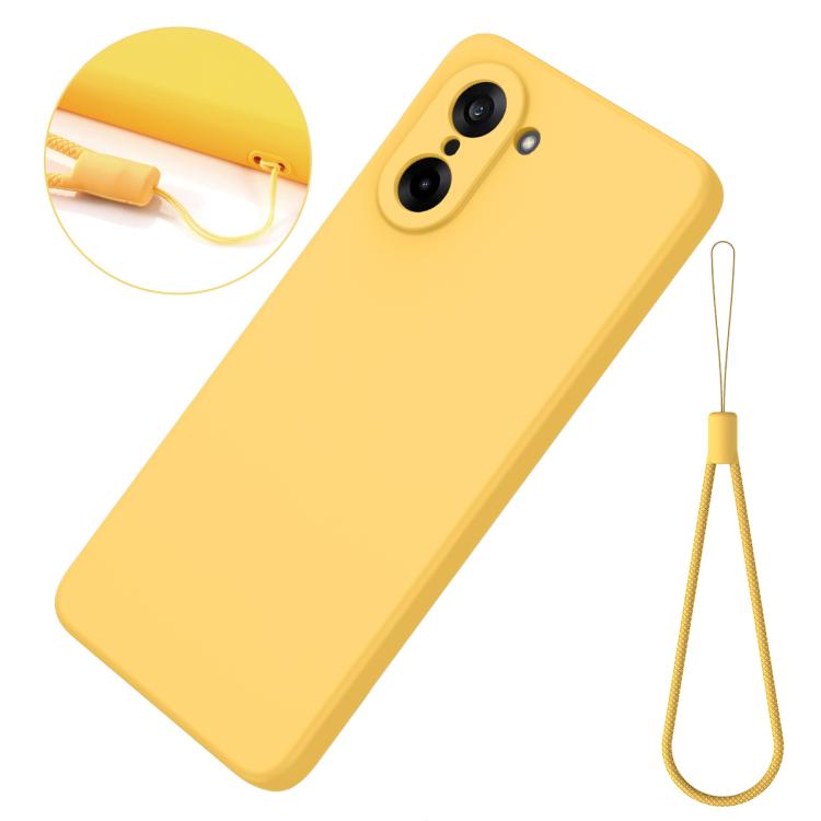 For OnePlus Nord CE5 / Ace 5 Racing Solid Color Liquid Silicone Dropproof Full Coverage Phone Case