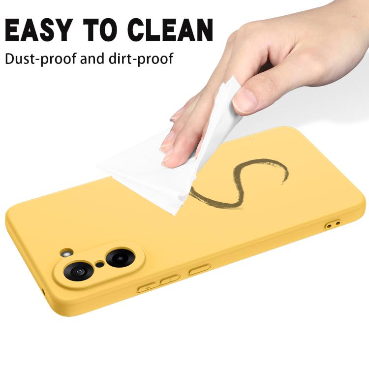 For OnePlus Nord CE5 / Ace 5 Racing Solid Color Liquid Silicone Dropproof Full Coverage Phone Case