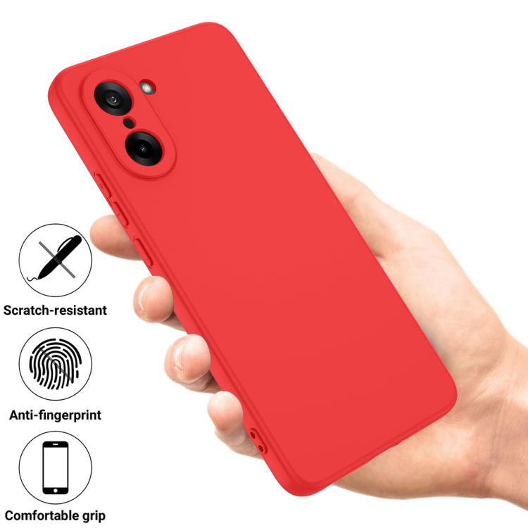 For OnePlus Nord CE5 / Ace 5 Racing Solid Color Liquid Silicone Dropproof Full Coverage Phone Case