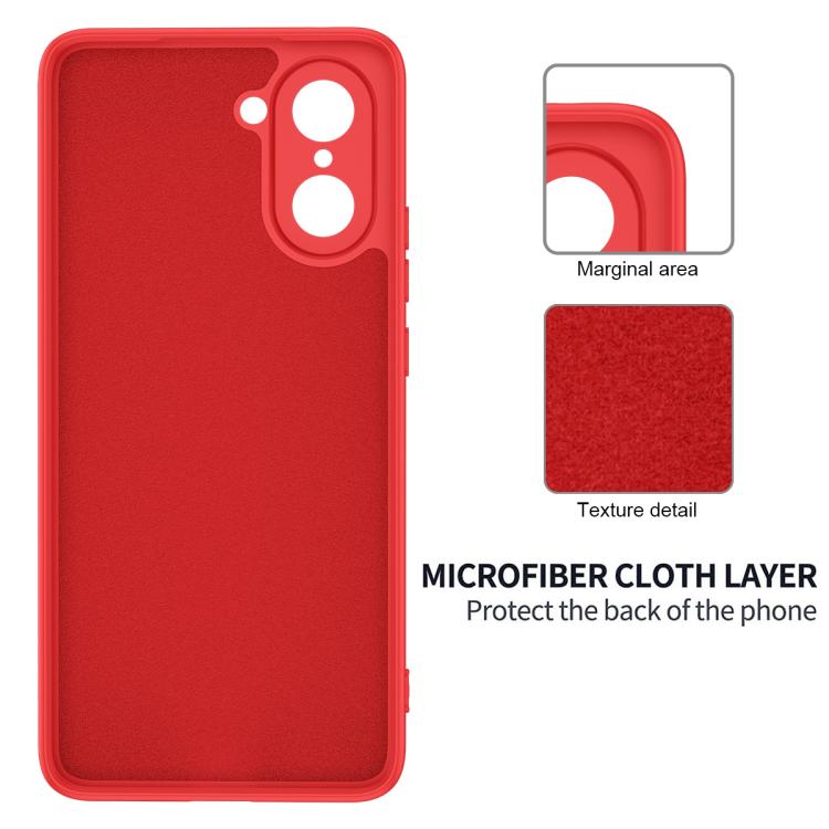 For OnePlus Nord CE5 / Ace 5 Racing Solid Color Liquid Silicone Dropproof Full Coverage Phone Case