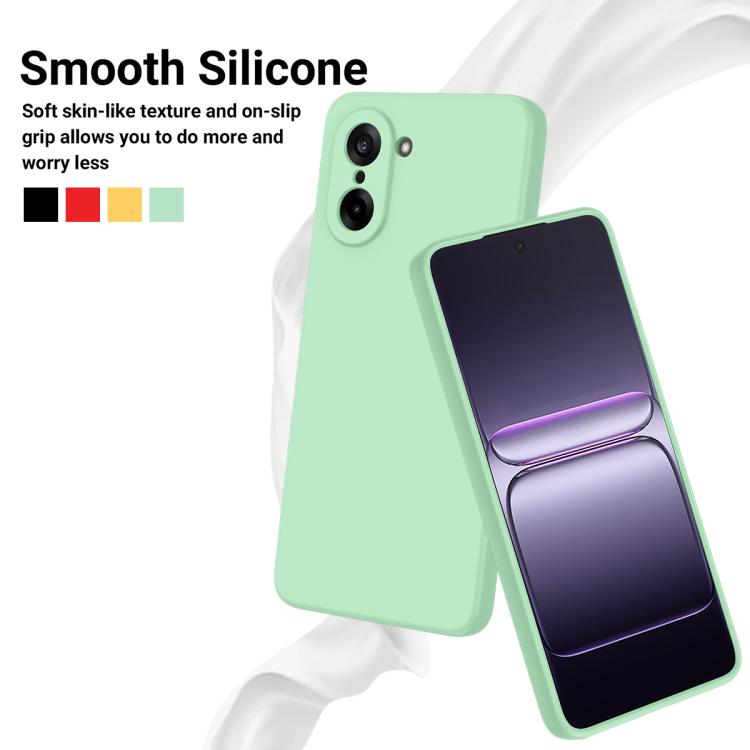 For OnePlus Nord CE5 / Ace 5 Racing Solid Color Liquid Silicone Dropproof Full Coverage Phone Case