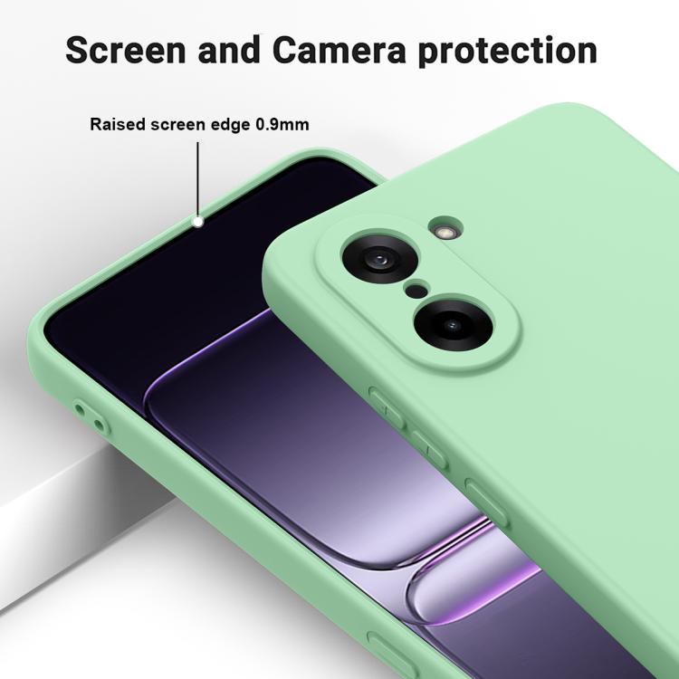 For OnePlus Nord CE5 / Ace 5 Racing Solid Color Liquid Silicone Dropproof Full Coverage Phone Case