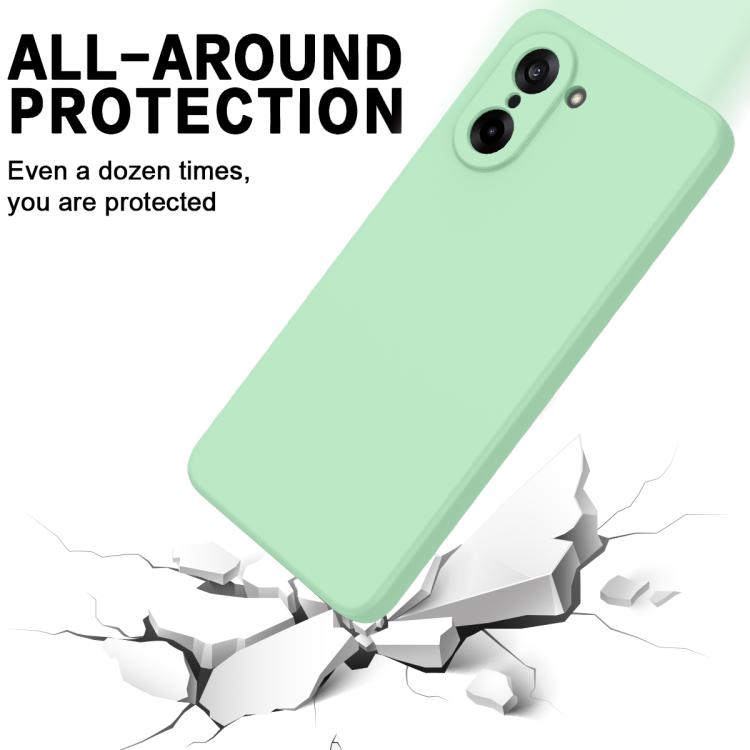For OnePlus Nord CE5 / Ace 5 Racing Solid Color Liquid Silicone Dropproof Full Coverage Phone Case