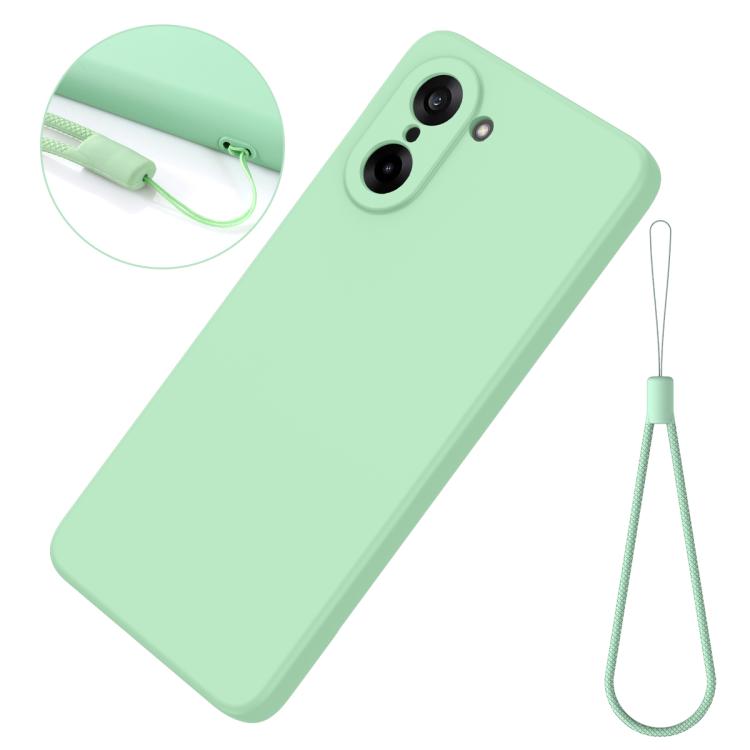For OnePlus Nord CE5 / Ace 5 Racing Solid Color Liquid Silicone Dropproof Full Coverage Phone Case