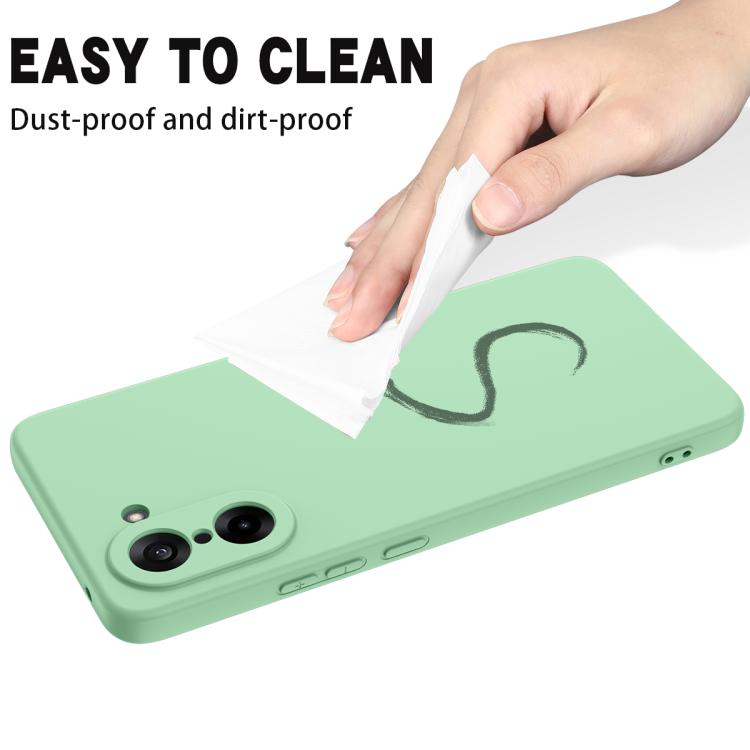 For OnePlus Nord CE5 / Ace 5 Racing Solid Color Liquid Silicone Dropproof Full Coverage Phone Case
