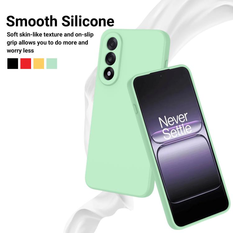 For OnePlus Nord 5 / Ace 5 Ultra Solid Color Liquid Silicone Dropproof Full Coverage Phone Case