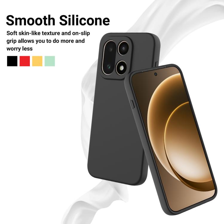 For OnePlus 15 Solid Color Liquid Silicone Dropproof Full Coverage Phone Case