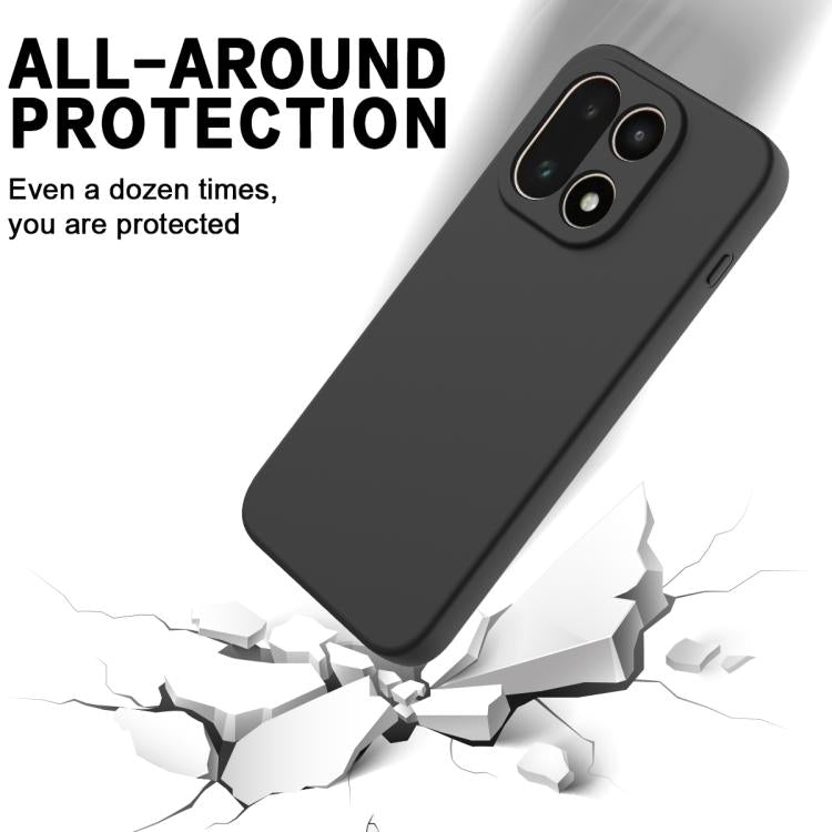 For OnePlus 15 Solid Color Liquid Silicone Dropproof Full Coverage Phone Case