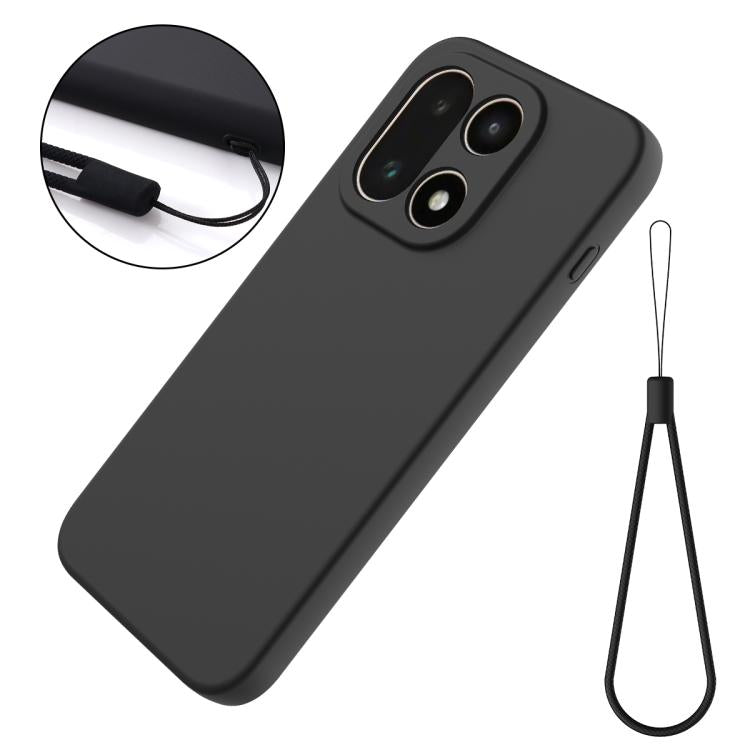 For OnePlus 15 Solid Color Liquid Silicone Dropproof Full Coverage Phone Case
