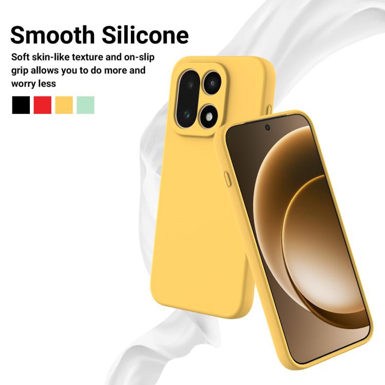 For OnePlus 15 Solid Color Liquid Silicone Dropproof Full Coverage Phone Case