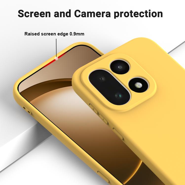 For OnePlus 15 Solid Color Liquid Silicone Dropproof Full Coverage Phone Case