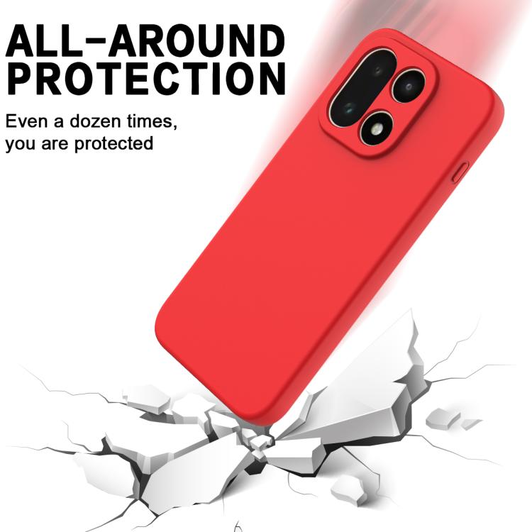For OnePlus 15 Solid Color Liquid Silicone Dropproof Full Coverage Phone Case