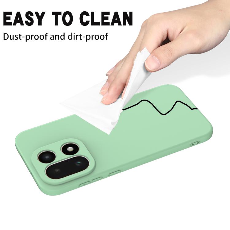 For OnePlus 15 Solid Color Liquid Silicone Dropproof Full Coverage Phone Case