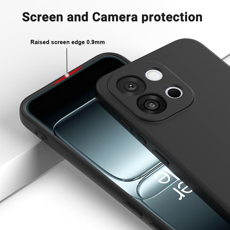 For OnePlus Nord CE6 5G Solid Color Liquid Silicone Dropproof Full Coverage Phone Case