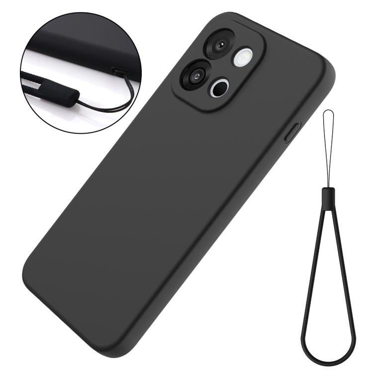 For OnePlus Nord CE6 5G Solid Color Liquid Silicone Dropproof Full Coverage Phone Case