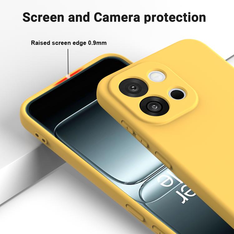 For OnePlus Nord CE6 5G Solid Color Liquid Silicone Dropproof Full Coverage Phone Case