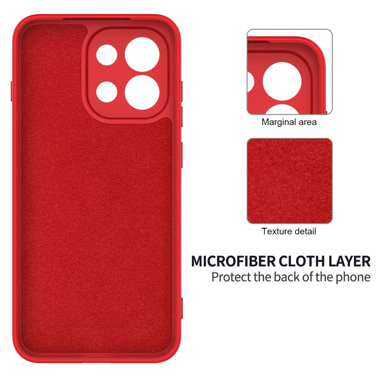 For OnePlus Nord CE6 5G Solid Color Liquid Silicone Dropproof Full Coverage Phone Case