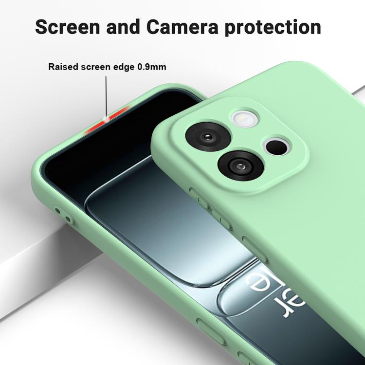 For OnePlus Nord CE6 5G Solid Color Liquid Silicone Dropproof Full Coverage Phone Case