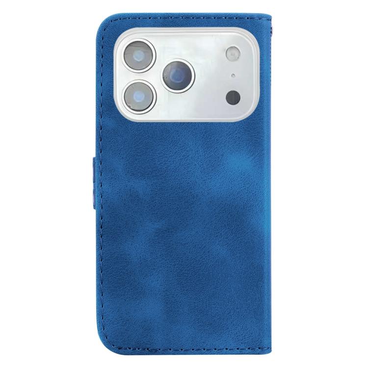 For iPhone 17 Pro Seven-shaped Embossed Leather Phone Case