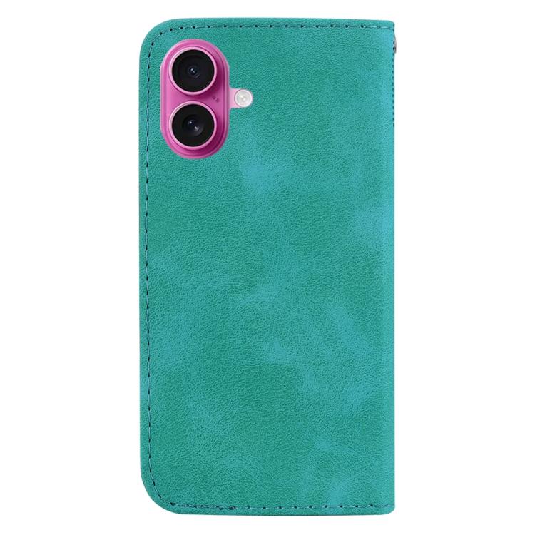 For iPhone 17 Seven-shaped Embossed Leather Phone Case
