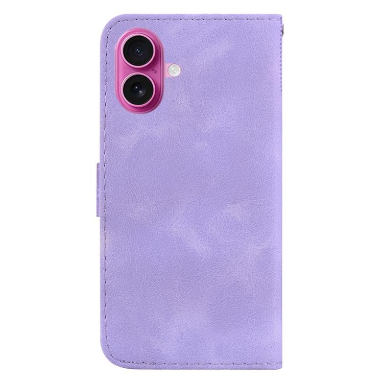 For iPhone 17 Seven-shaped Embossed Leather Phone Case