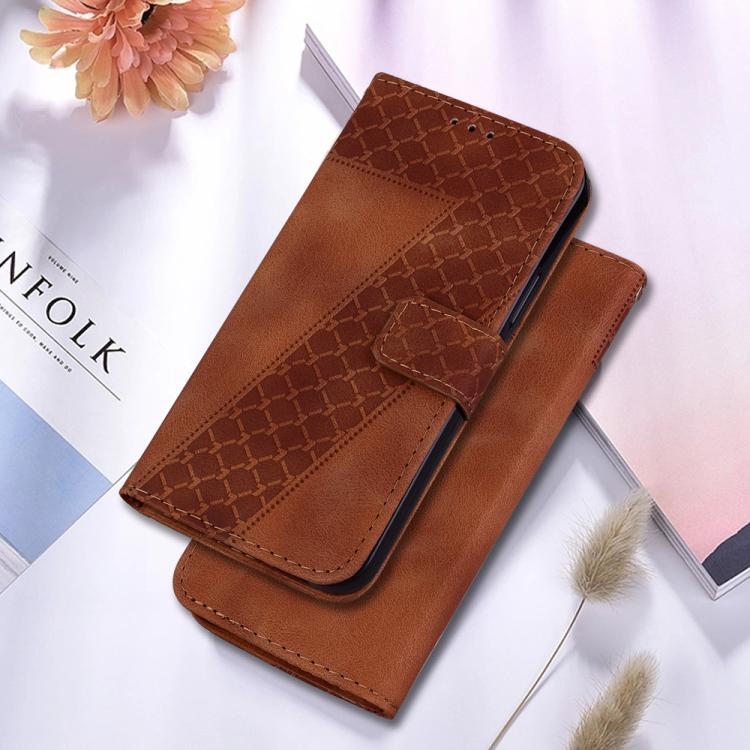 For iPhone 17 Seven-shaped Embossed Leather Phone Case