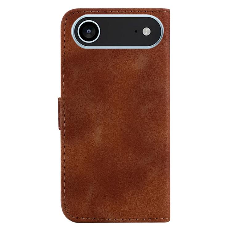 For iPhone Air Seven-shaped Embossed Leather Phone Case